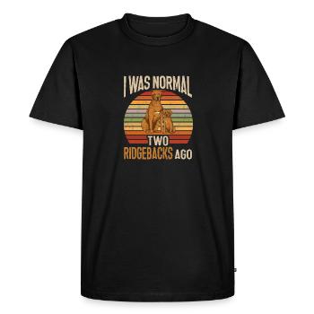 Rhodesian Ridgeback Dog - Men's Premium Organic T-Shirt - black - Front - Nico (187cm)