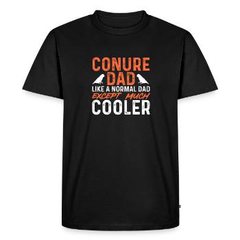 Molinasittich Perroquet Oiseau Perruche du Soleil - T-shirt Premium bio Homme - noir - Devant - Nico (187cm)