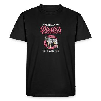 Bluetick Coonhound Cadeau Drôle Dicton - T-shirt Premium bio Homme - noir - Devant - Nico (187cm)
