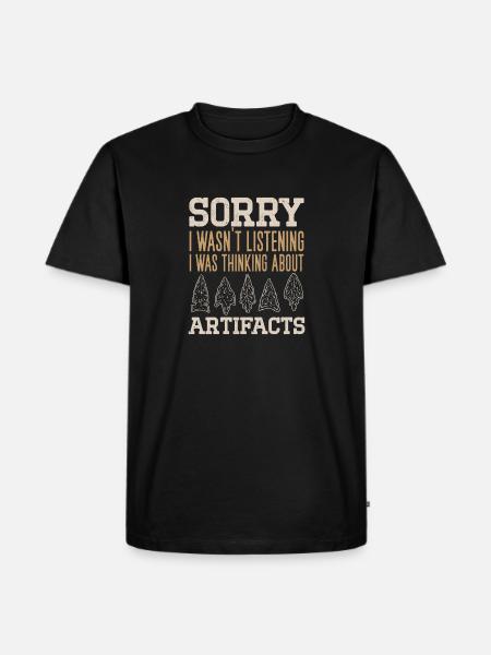 Arrowhead Hunting Arrowhead Collector - Men's Premium Organic T-Shirt - black
