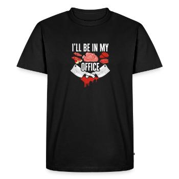 Butcher Butcher Butcher Butcher’s Gift - T-shirt Premium bio Homme - noir - Devant - Nico (187cm)