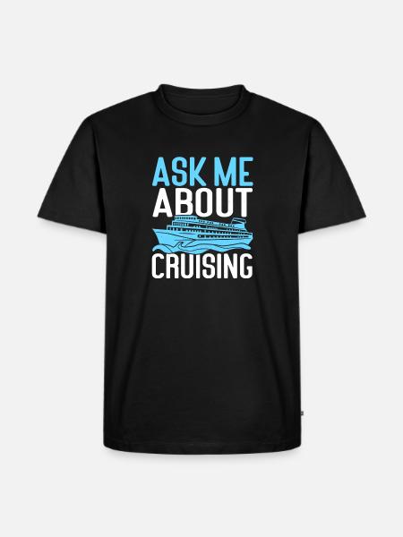 Croisière Croisière Vacances Mer - T-shirt Premium bio Homme - noir