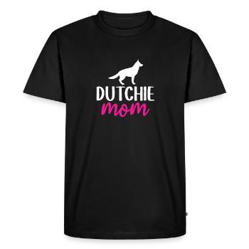 Holländischer Schäferhund Dutch Shepherd - Men's Premium Organic T-Shirt - black - Front - Nico (187cm)