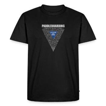 Awesome since 2002. Stand up for your right to - Men's Premium Organic T-Shirt - black - Front - Nico (187cm)