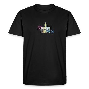 Awesome since 1979, SUP, Paddleboard, Graffiti, - Men's Premium Organic T-Shirt - black - Front - Nico (187cm)