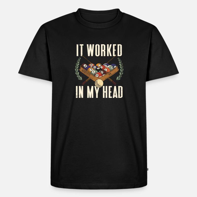 Billard billard billard - T-shirt Premium bio Homme - noir