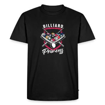 Billard billard billard - T-shirt Premium bio Homme - noir - Devant - Nico (187cm)