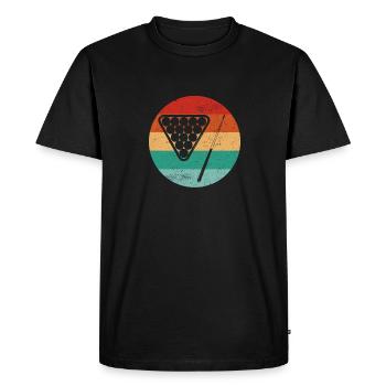 Billard billard billard - T-shirt Premium bio Homme - noir - Devant - Nico (187cm)