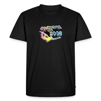 Awesome since 2003. Wakeboard Lifestyle - Men's Premium Organic T-Shirt - black - Front - Nico (187cm)