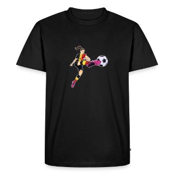 Équipe de Belgique de football I Football Belgique - T-shirt Premium bio Homme - noir - Devant - Nico (187cm)