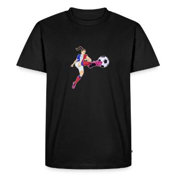 Français Équipe de France de football I Football - T-shirt Premium bio Homme - noir - Devant - Nico (187cm)