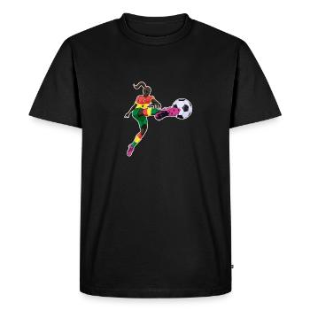 Ghana National Soccer Team I Football Ghana - Men's Premium Organic T-Shirt - black - Front - Nico (187cm)