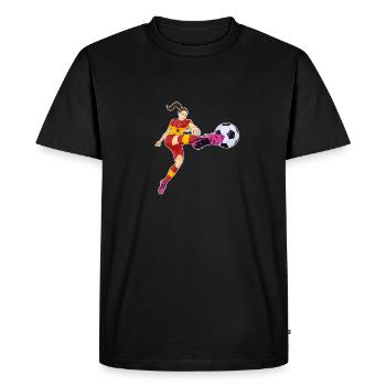 Spanish National Soccer Team I Football Spain - Men's Premium Organic T-Shirt - black - Front - Nico (187cm)