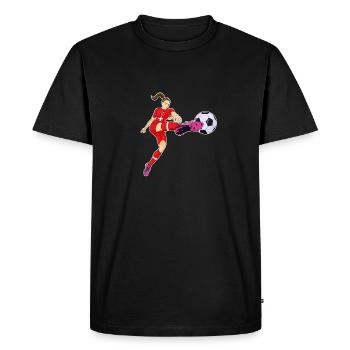 Équipe de Suisse de football I Football Suisse - T-shirt Premium bio Homme - noir - Devant - Nico (187cm)