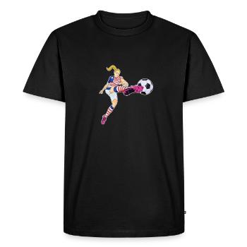 Équipe nationale américaine de football I Football USA - T-shirt Premium bio Homme - noir - Devant - Nico (187cm)
