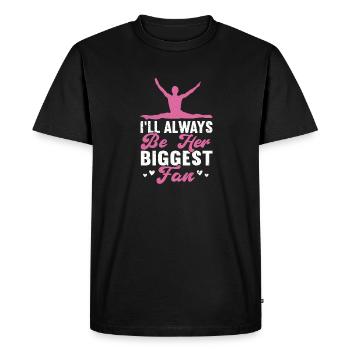 Gymnastique acrobatique Gymnastique Tumbling - T-shirt Premium bio Homme - noir - Devant - Nico (187cm)