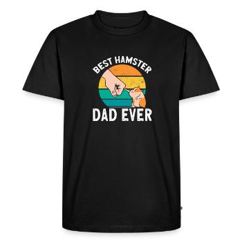 Hamster Gift Hamster Lovers - Men's Premium Organic T-Shirt - black - Front - Nico (187cm)