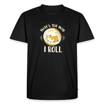 Hamster Gift Hamster Lovers - Men's Premium Organic T-Shirt - black - Front - Nico (187cm)