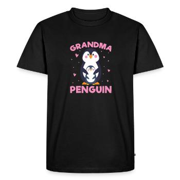 King Penguin Emperor Penguin Penguin Gift - Men's Premium Organic T-Shirt - black - Front - Nico (187cm)