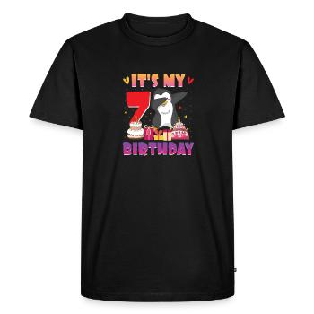 King Penguin Emperor Penguin Penguin Gift - Men's Premium Organic T-Shirt - black - Front - Nico (187cm)