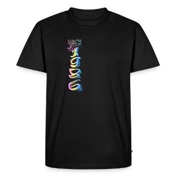 Édition limitée 1986 Graffiti - T-shirt Premium bio Homme - noir - Devant - Nico (187cm)