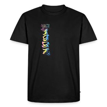 Édition limitée 1987 Graffiti - T-shirt Premium bio Homme - noir - Devant - Nico (187cm)