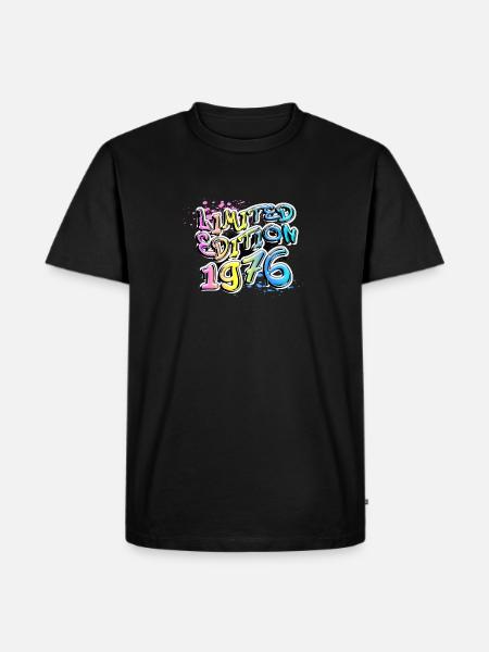 Édition limitée 1976 Graffiti - T-shirt Premium bio Homme - noir