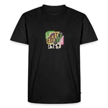 Édition limitée 1969 Graffiti - T-shirt Premium bio Homme - noir - Devant - Nico (187cm)