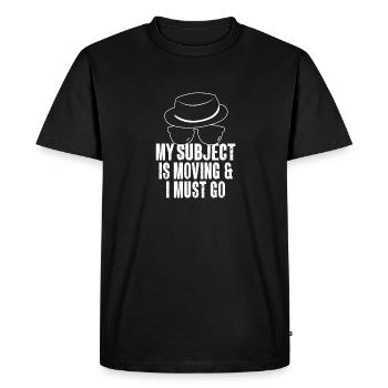 Spy Private Detective Investigator Detective Gift - Men's Premium Organic T-Shirt - black - Front - Nico (187cm)