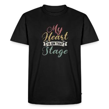 Actrice Drame Broadway Musical Theater - T-shirt Premium bio Homme - noir - Devant - Nico (187cm)