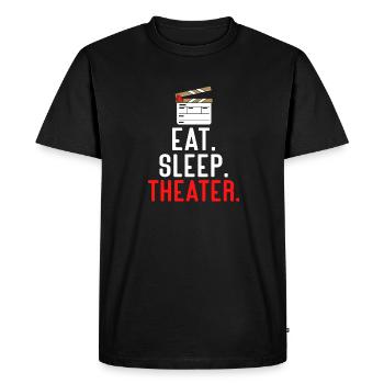 Actrice Drame Broadway Musical Theater - T-shirt Premium bio Homme - noir - Devant - Nico (187cm)