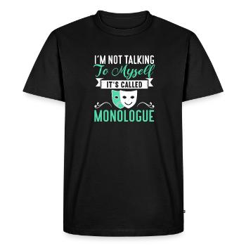 Actrice Drame Broadway Musical Theater - T-shirt Premium bio Homme - noir - Devant - Nico (187cm)
