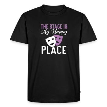 Actrice Drame Broadway Musical Theater - T-shirt Premium bio Homme - noir - Devant - Nico (187cm)