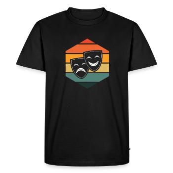 Actrice Drame Broadway Musical Theater - T-shirt Premium bio Homme - noir - Devant - Nico (187cm)