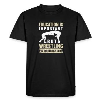 Lutte Lutte Lutteur Lutteur Cadeau de lutteur - T-shirt Premium bio Homme - noir - Devant - Nico (187cm)