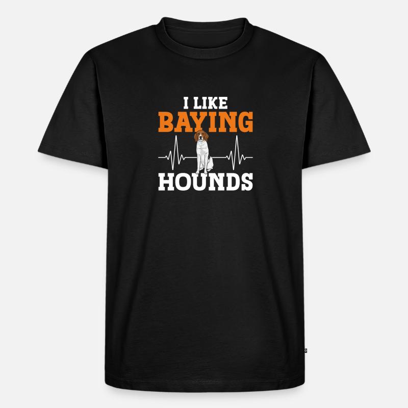 Treeing Walker Coonhound - Männer Premium Bio T-Shirt - Schwarz