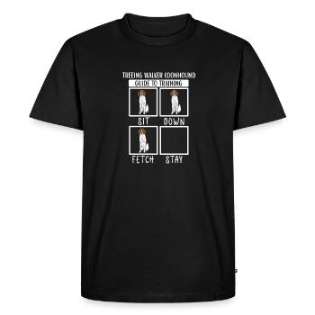 Arboriculture Walker Coonhound - T-shirt Premium bio Homme - noir - Devant - Nico (187cm)