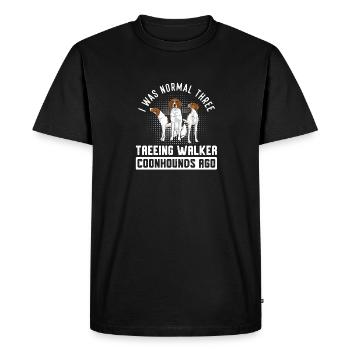 Marcheur arboricole Coonhound - T-shirt Premium bio Homme - noir - Devant - Nico (187cm)