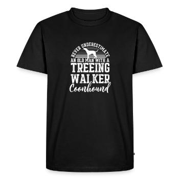 Arboriculture Walker Coonhound - T-shirt Premium bio Homme - noir - Devant - Nico (187cm)
