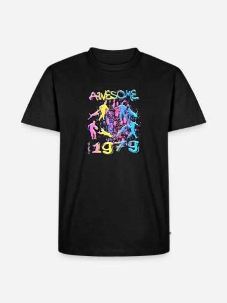 Awesome since 1979. Agility, Hundetraining - Men's Premium Organic T-Shirt - black