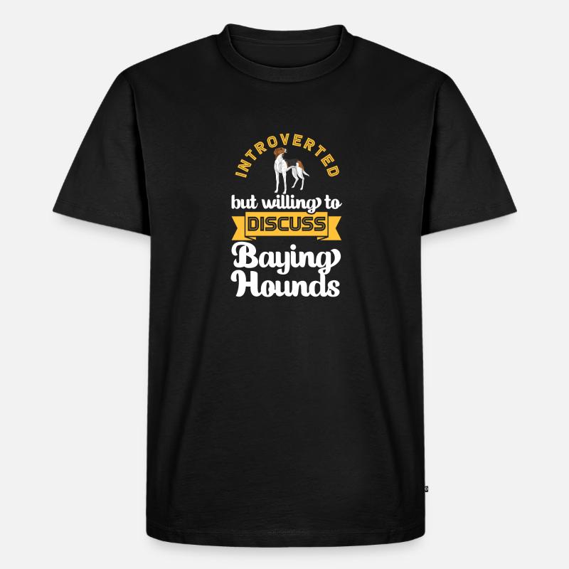 Treeing Walker Coonhound - Männer Premium Bio T-Shirt - Schwarz