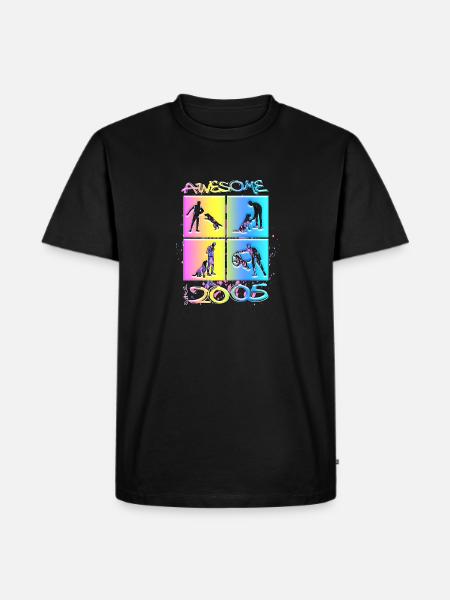 Awesome since 2005. Agility, Hundetraining - Men's Premium Organic T-Shirt - black