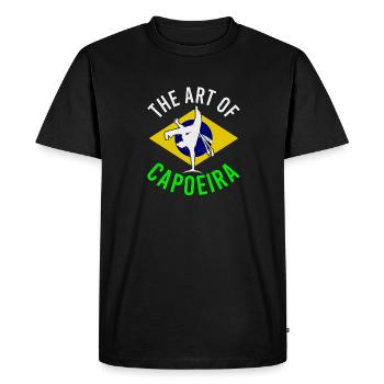 L’art de la danse de capoeira style arts martiaux arts martiaux - T-shirt Premium bio Homme - noir - Devant - Nico (187cm)