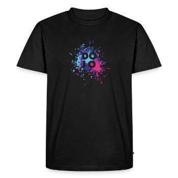 Dojo Martial Arts Color Splash - Men's Premium Organic T-Shirt - black - Front - Nico (187cm)