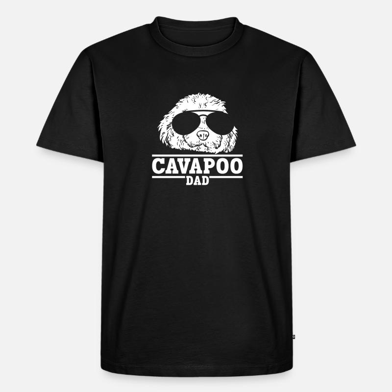 Cavapoo Cavoodle Capoodle Dog - Men's Premium Organic T-Shirt - black