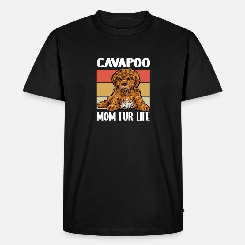 Cavapoo Cavoodle Capoodle Dog - Men's Premium Organic T-Shirt - black
