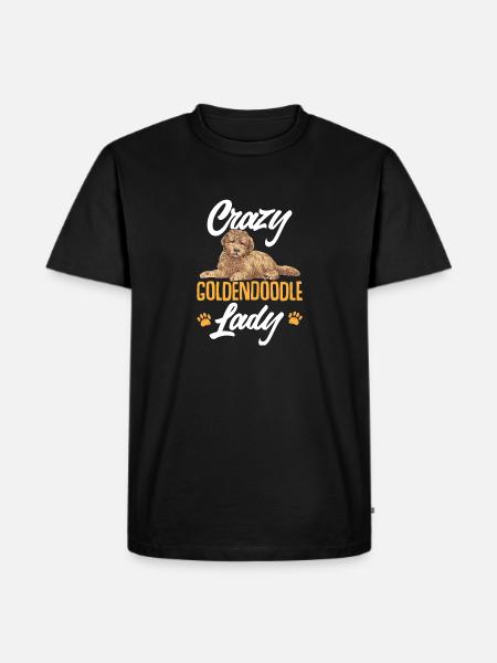 Goldendoodle Doodle Hund - Männer Premium Bio T-Shirt - Schwarz