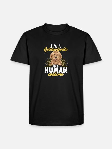 Goldendoodle Doodle Chien - T-shirt Premium bio Homme - noir