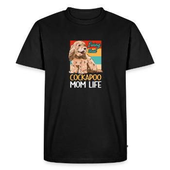 Cockapoo Dog - Men's Premium Organic T-Shirt - black - Front - Nico (187cm)