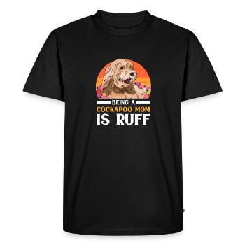 Cockapoo Dog - Men's Premium Organic T-Shirt - black - Front - Nico (187cm)